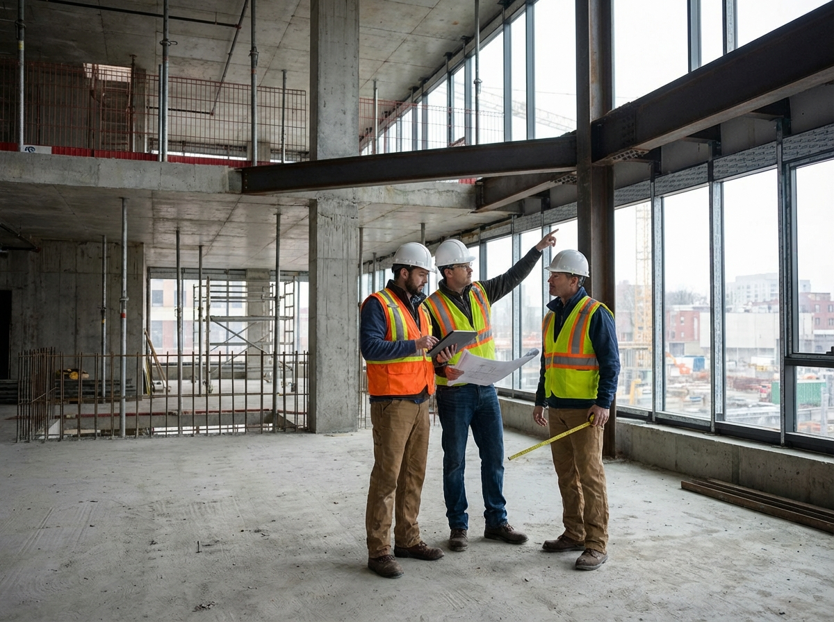 featuring construction workers